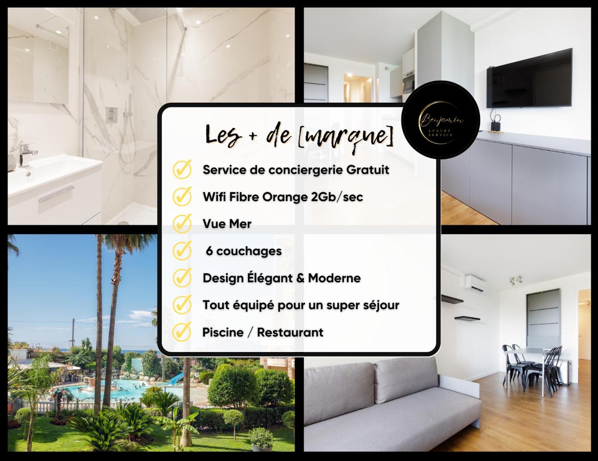 Suite 118 - Piscine - 50 Metres Plage - Terrasse - Clim - Wifi Кан Екстериор снимка